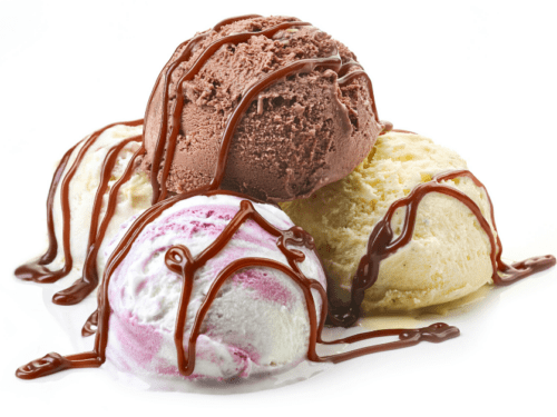 Ice-Cream-Scoops-With-Chocolate-Syrup-500x375