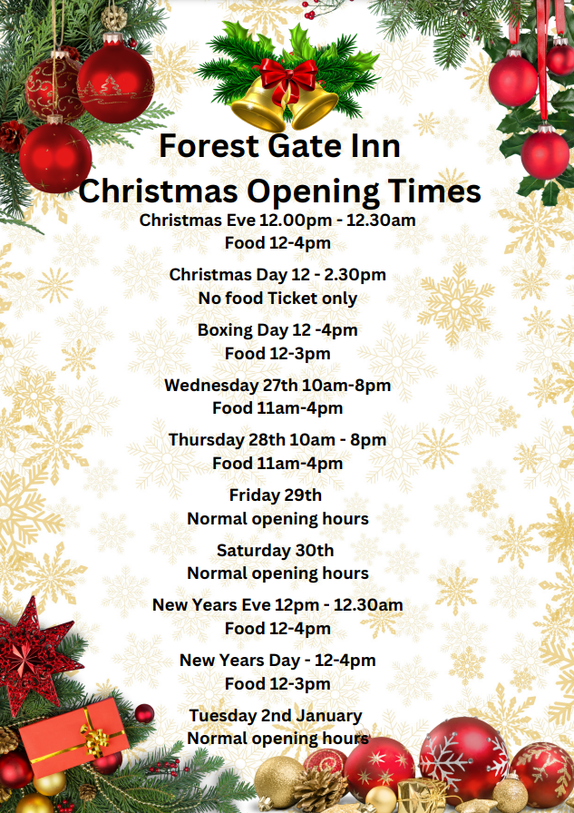 forest christmas opening times forest christmas opening times